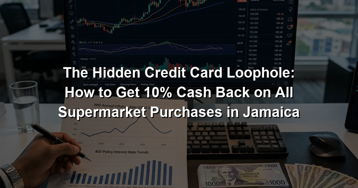 The Hidden Credit Card Loophole: How to Get 10% Cash Back on All Supermarket Purchases in Jamaica