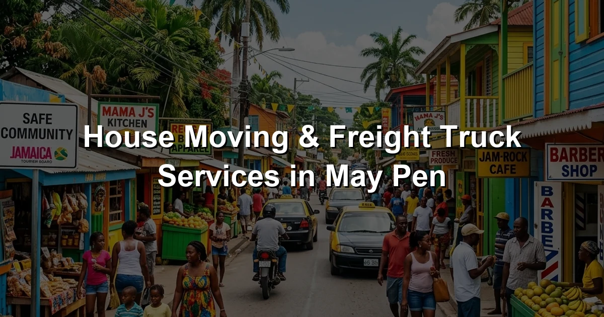 House Moving & Freight Truck Services in May Pen