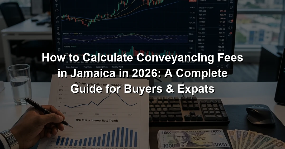 How to Calculate Conveyancing Fees in Jamaica in 2026: A Complete Guide for Buyers & Expats