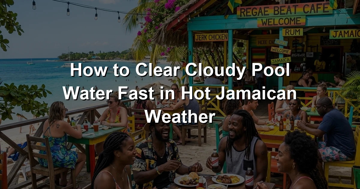 How to Clear Cloudy Pool Water Fast in Hot Jamaican Weather