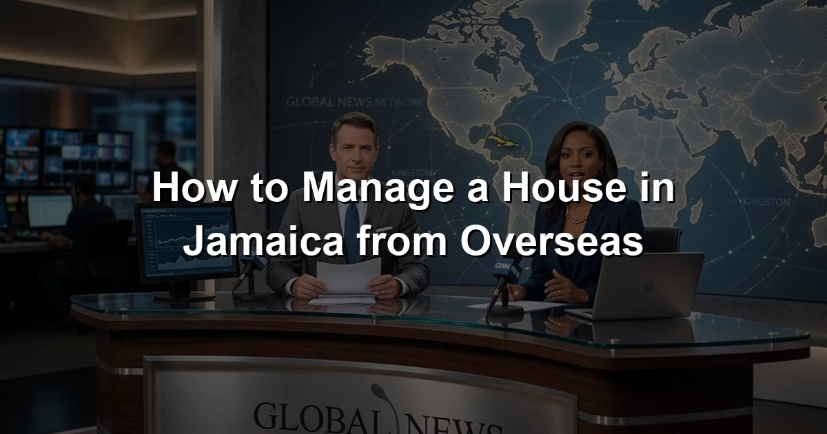 How to Manage a House in Jamaica from Overseas