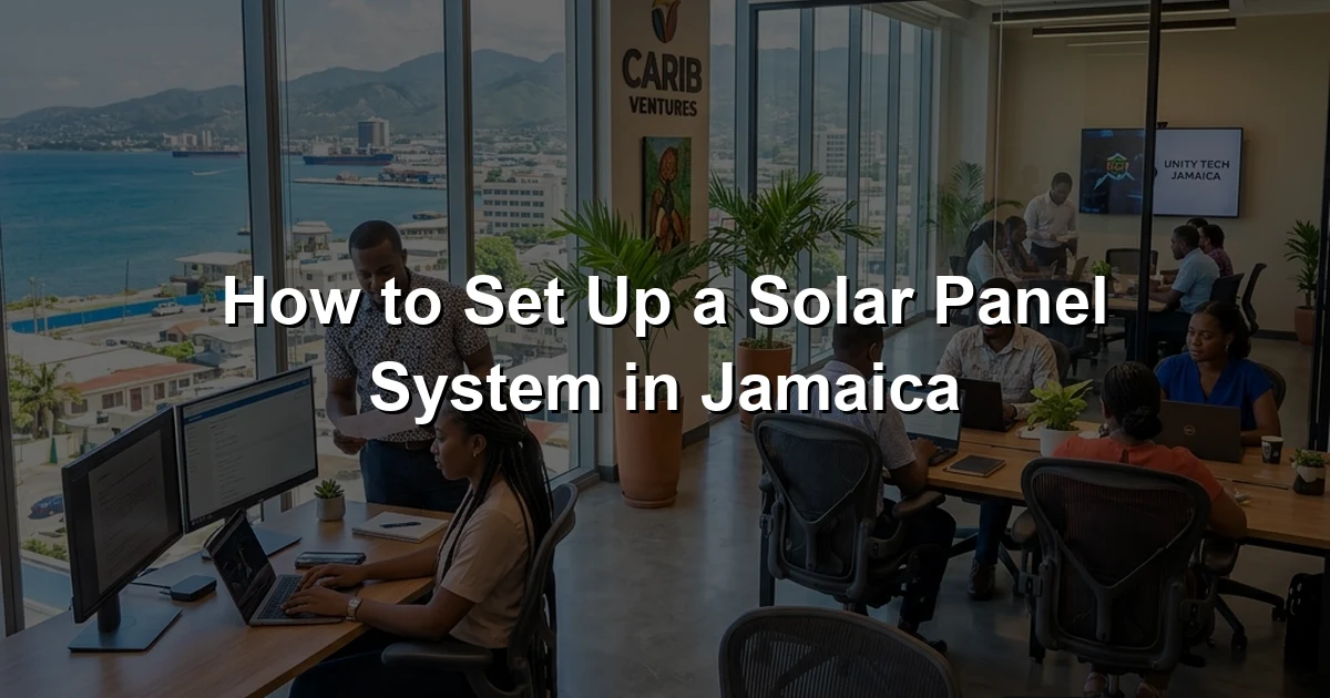 How to Set Up a Solar Panel System in Jamaica