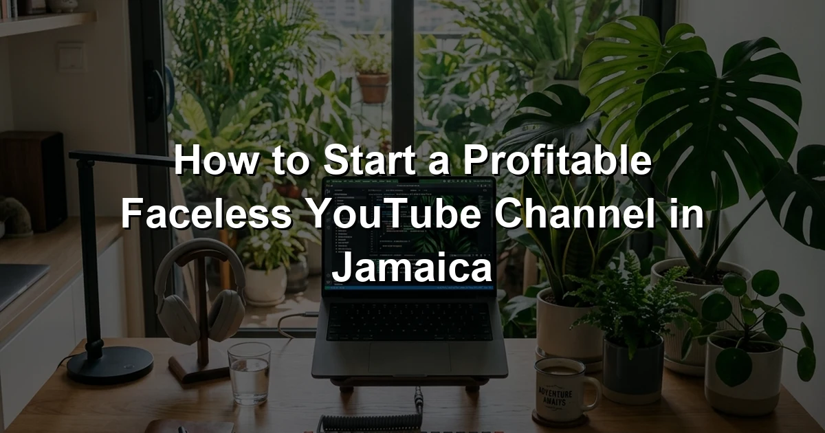 How to Start a Profitable Faceless YouTube Channel in Jamaica
