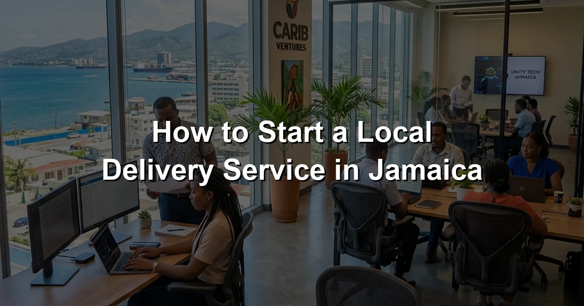 How to Start a Local Delivery Service in Jamaica