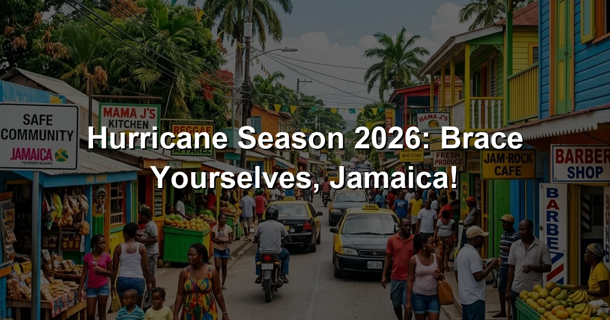 Hurricane Season 2026: Brace Yourselves, Jamaica!