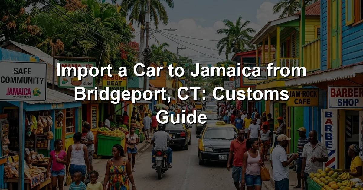 Import a Car to Jamaica from Bridgeport, CT: Customs Guide
