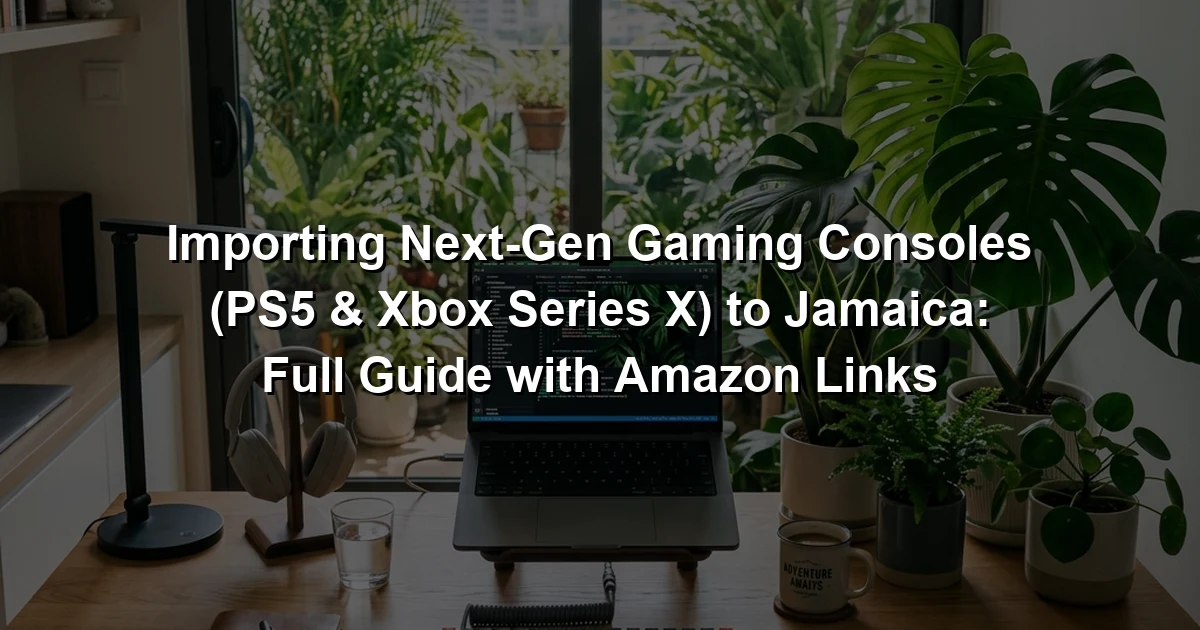 Importing Next-Gen Gaming Consoles (PS5 & Xbox Series X) to Jamaica: Full Guide with Amazon Links