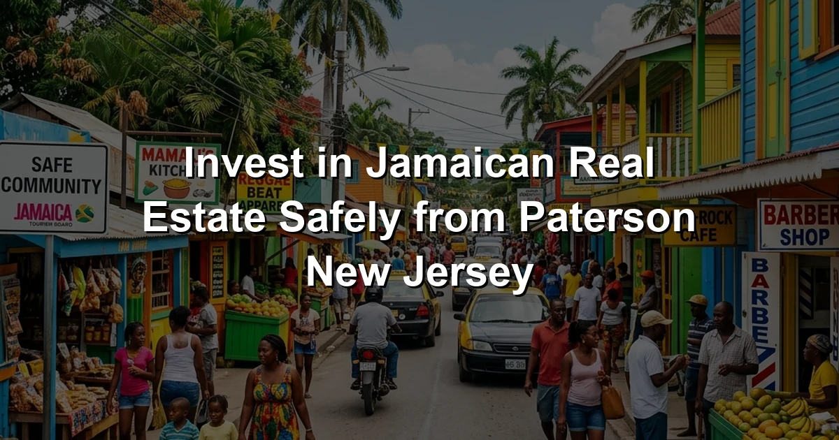 Invest in Jamaican Real Estate Safely from Paterson New Jersey