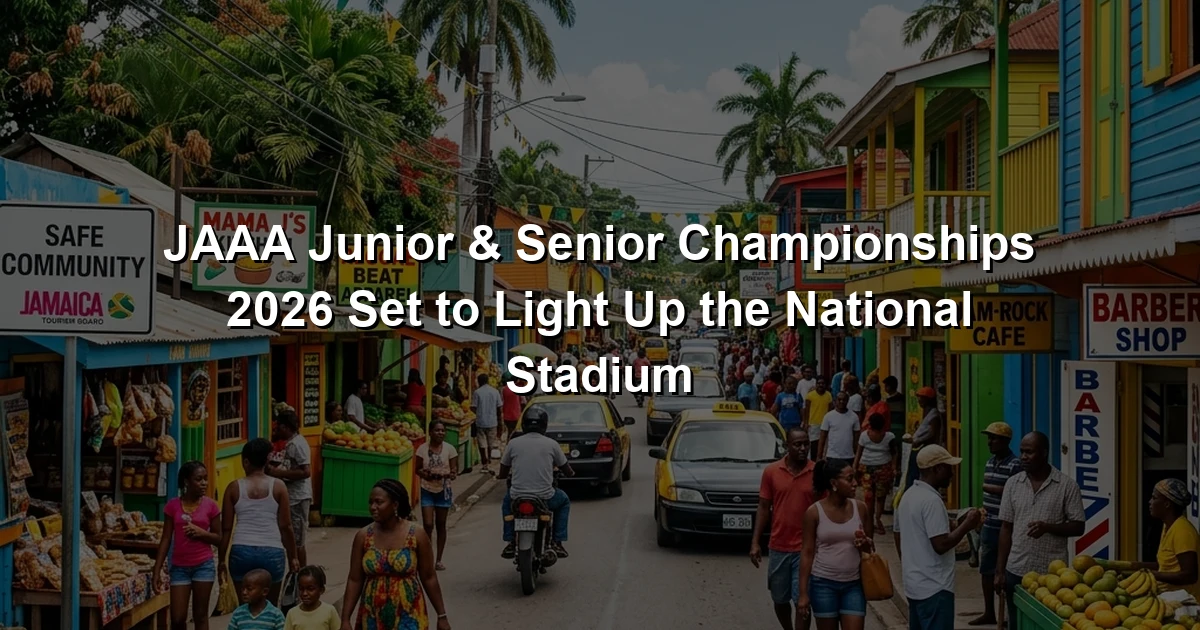 JAAA Junior & Senior Championships 2026 Set to Light Up the National Stadium