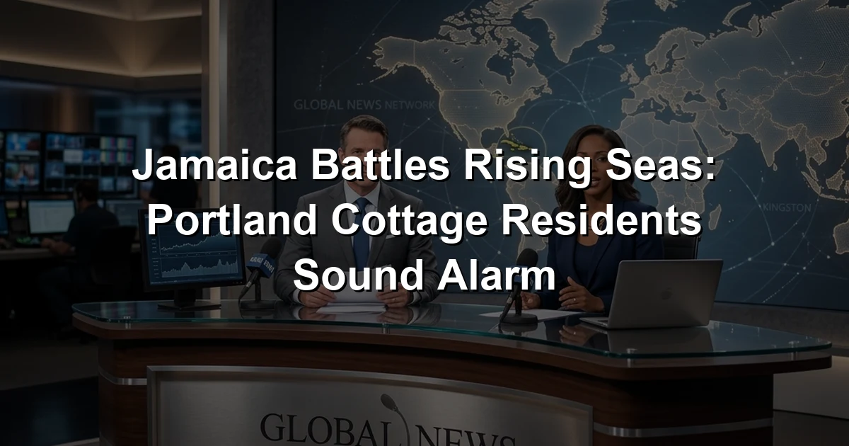 Jamaica Battles Rising Seas: Portland Cottage Residents Sound Alarm
