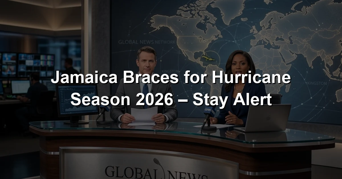 Jamaica Braces for Hurricane Season 2026 – Stay Alert