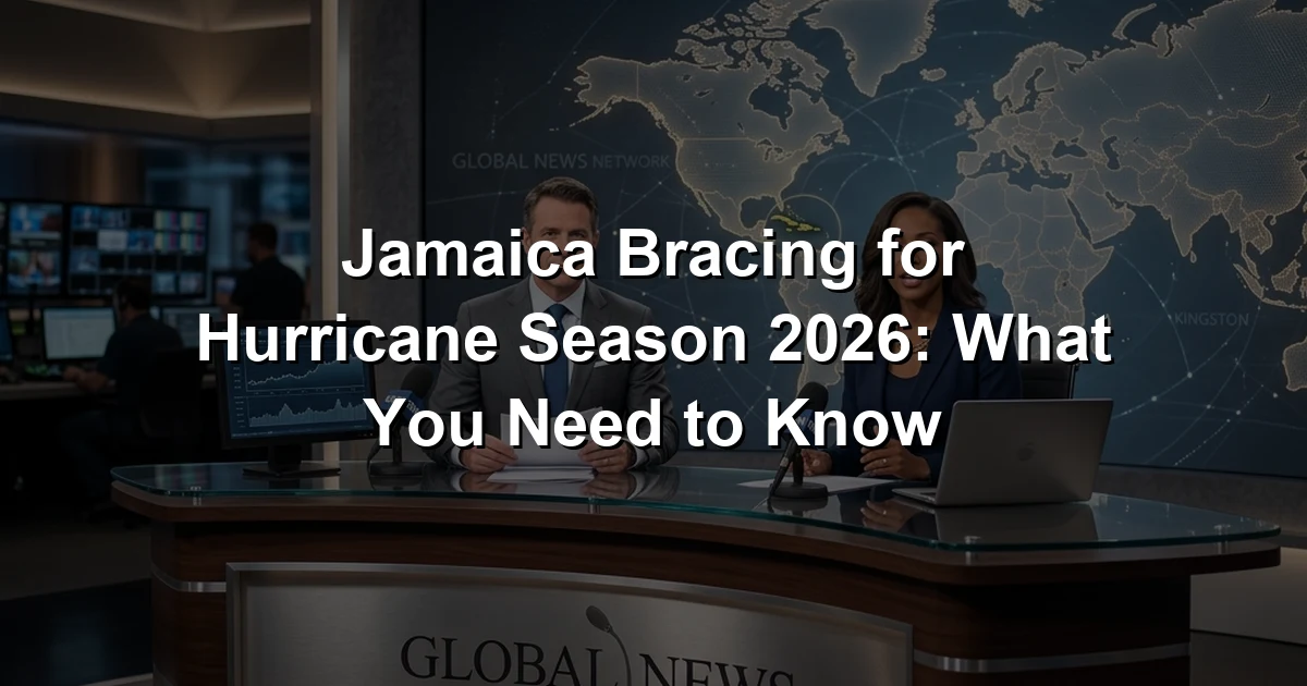 Jamaica Bracing for Hurricane Season 2026: What You Need to Know