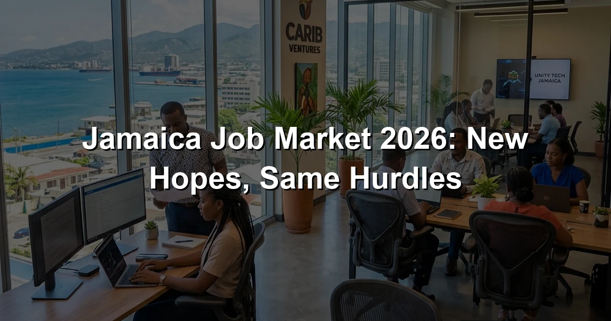 Jamaica Job Market 2026: New Hopes, Same Hurdles