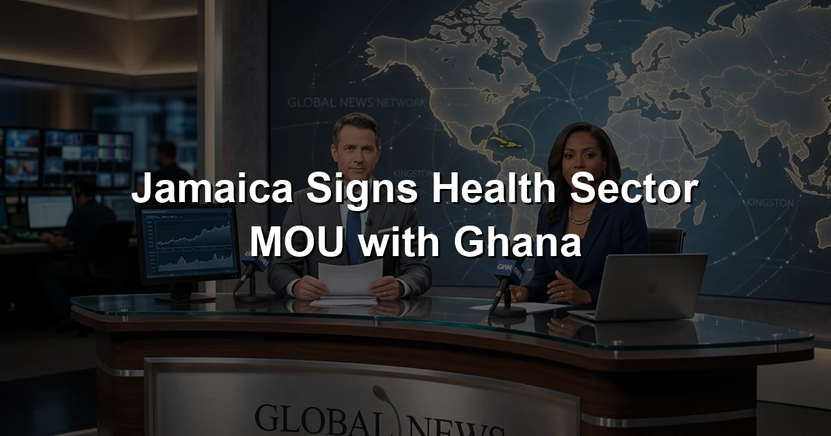 Jamaica Signs Health Sector MOU with Ghana