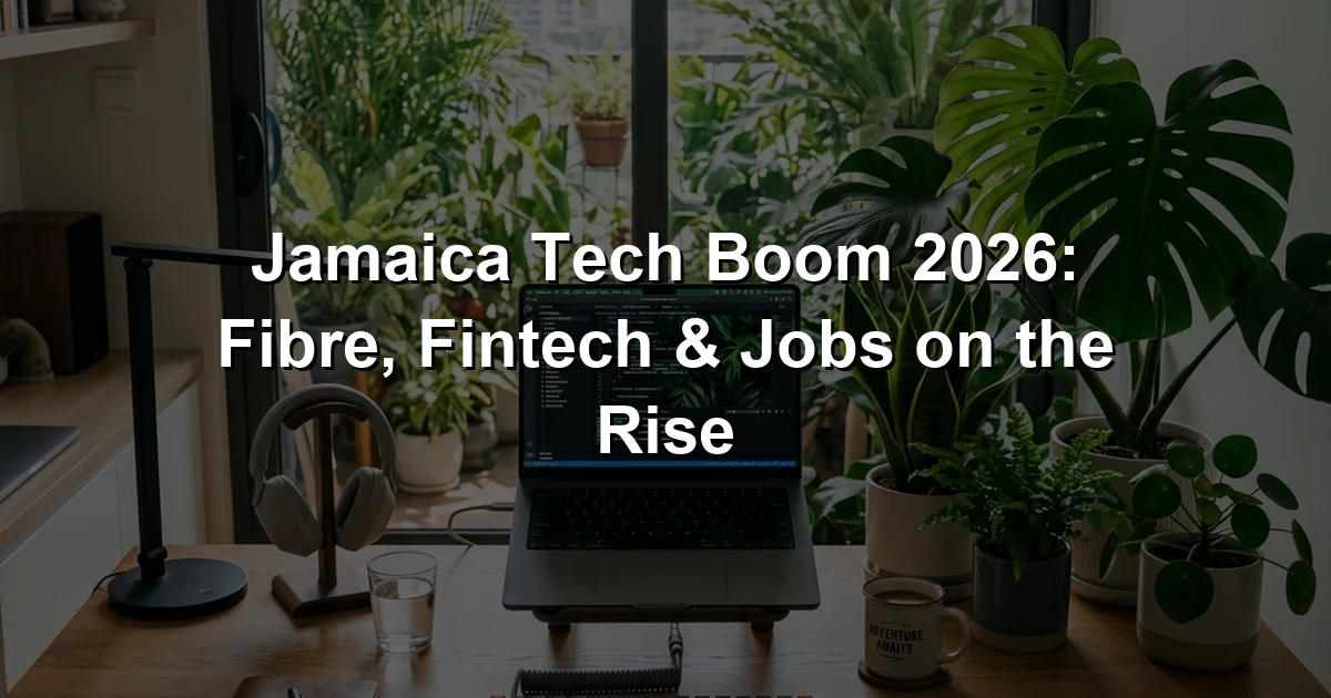 Jamaica Tech Boom 2026: Fibre, Fintech & Jobs on the Rise