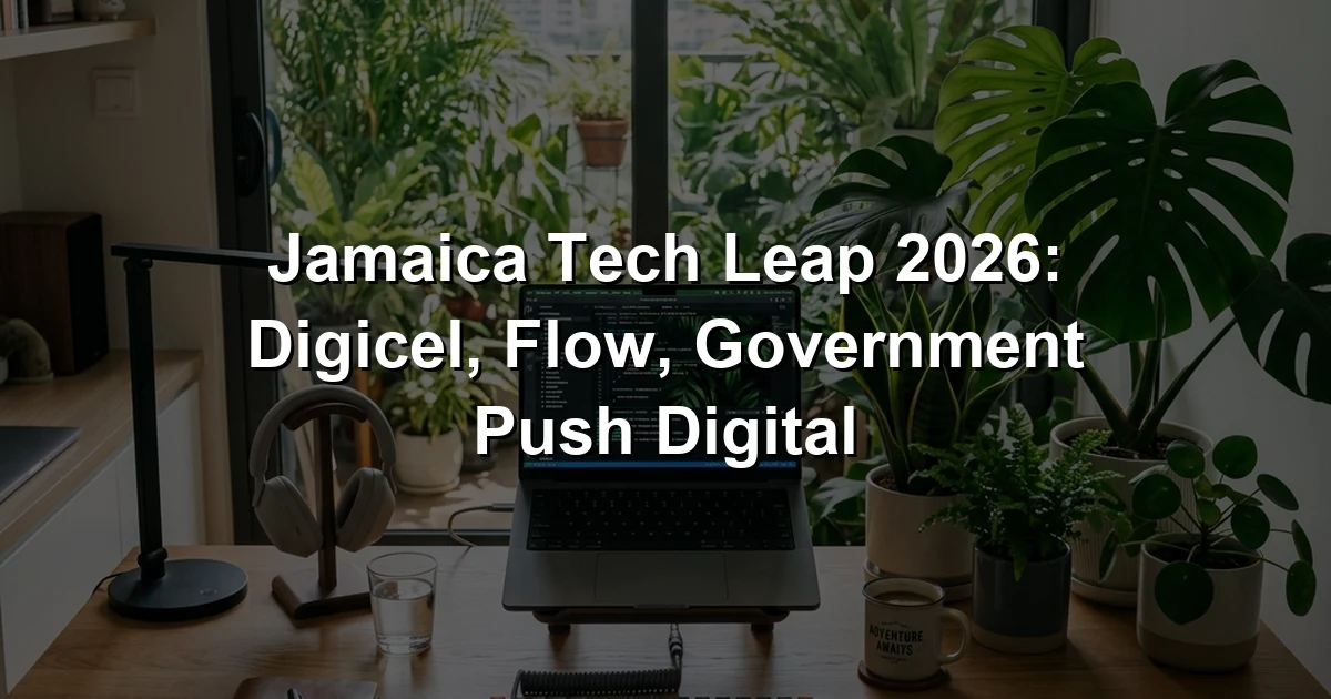 Jamaica Tech Leap 2026: Digicel, Flow, Government Push Digital