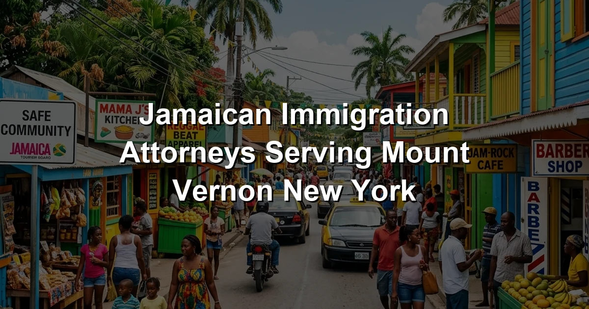 Jamaican Immigration Attorneys Serving Mount Vernon New York