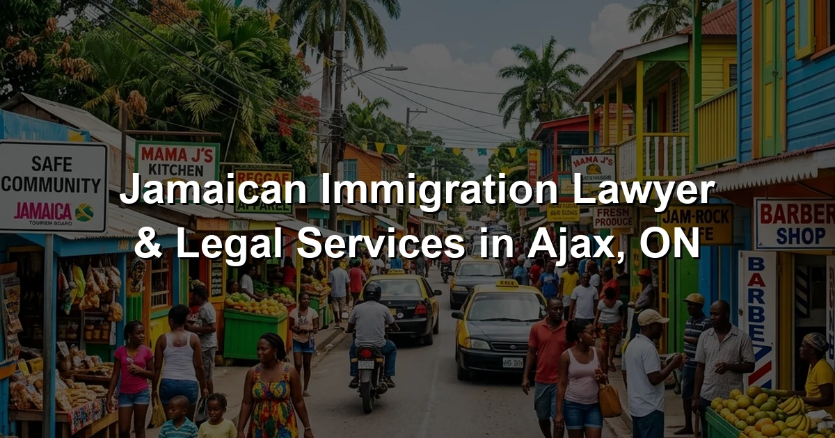 Jamaican Immigration Lawyer & Legal Services in Ajax, ON