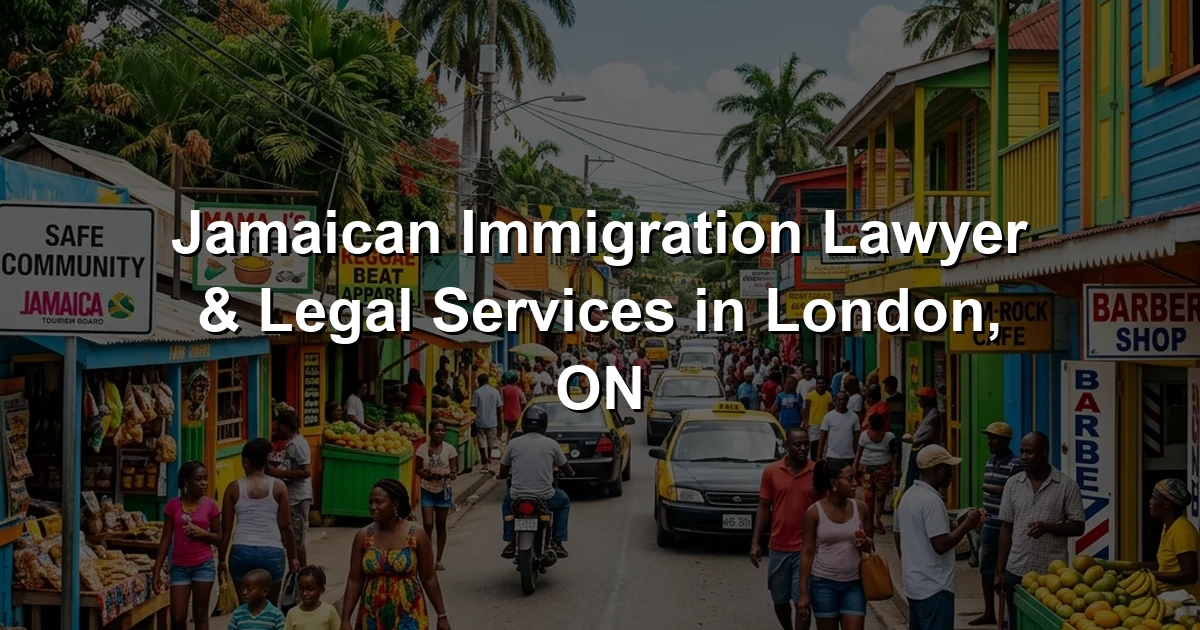 Jamaican Immigration Lawyer & Legal Services in London, ON