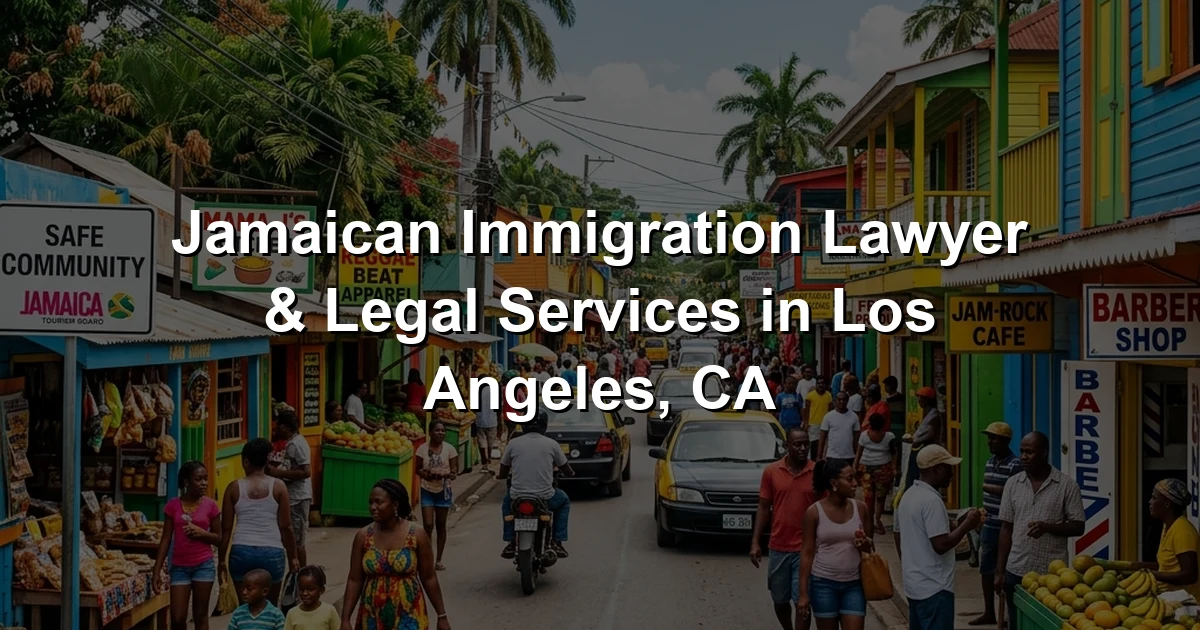 Jamaican Immigration Lawyer & Legal Services in Los Angeles, CA