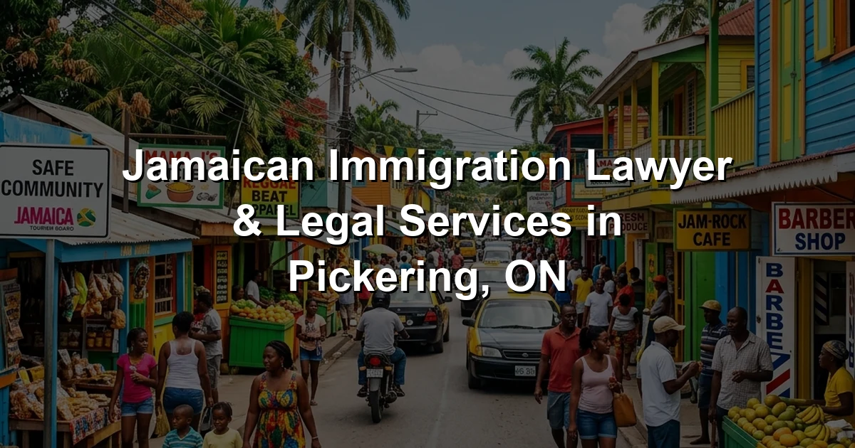 Jamaican Immigration Lawyer & Legal Services in Pickering, ON