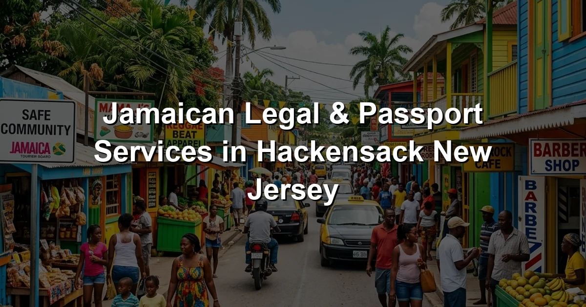 Jamaican Legal & Passport Services in Hackensack New Jersey