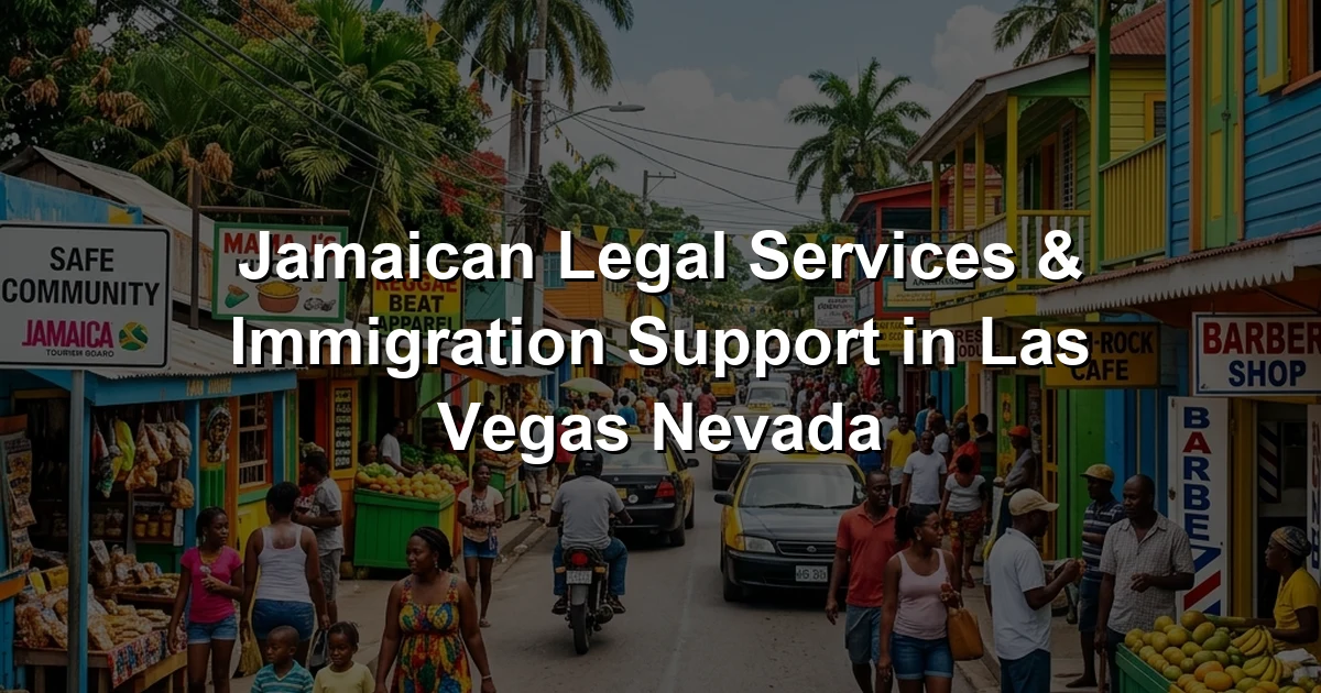 Jamaican Legal Services & Immigration Support in Las Vegas Nevada
