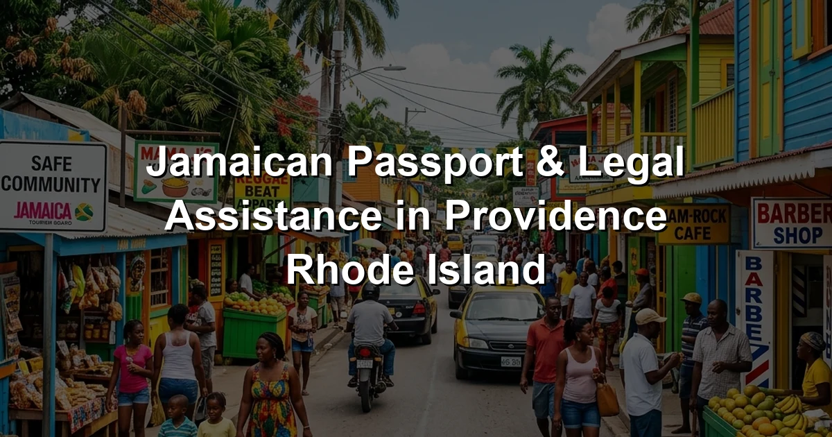 Jamaican Passport & Legal Assistance in Providence Rhode Island