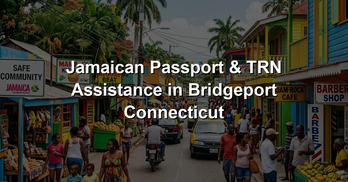 Jamaican Passport & TRN Assistance in Bridgeport Connecticut