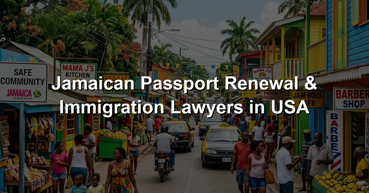 Jamaican Passport Renewal & Immigration Lawyers in USA