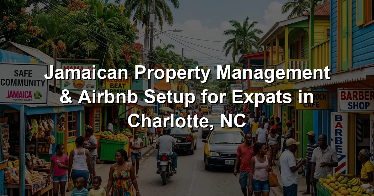 Jamaican Property Management & Airbnb Setup for Expats in Charlotte, NC