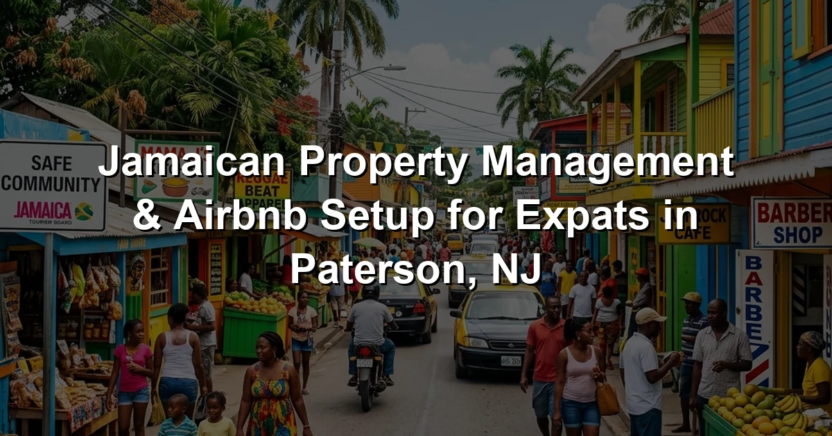 Jamaican Property Management & Airbnb Setup for Expats in Paterson, NJ