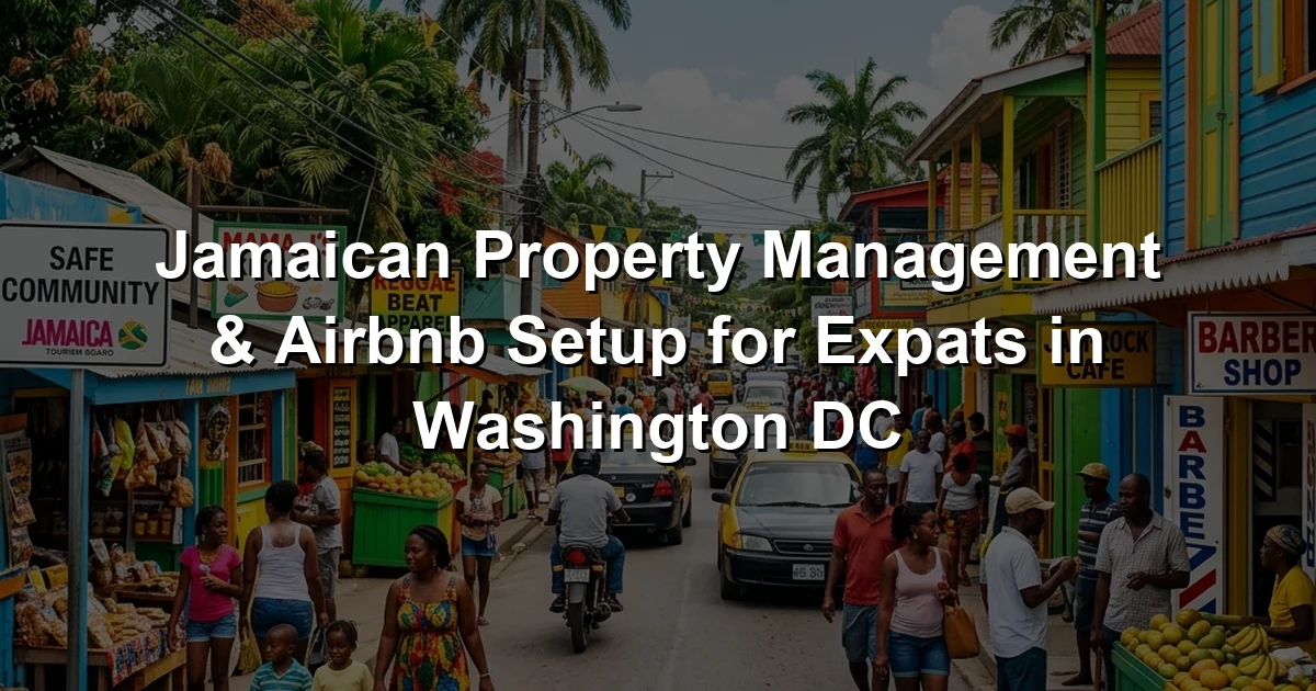 Jamaican Property Management & Airbnb Setup for Expats in Washington DC