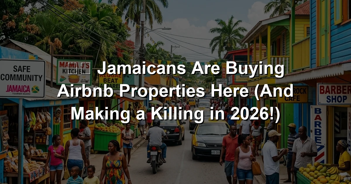 🏡💰 Jamaicans Are Buying Airbnb Properties Here (And Making a Killing in 2026!)