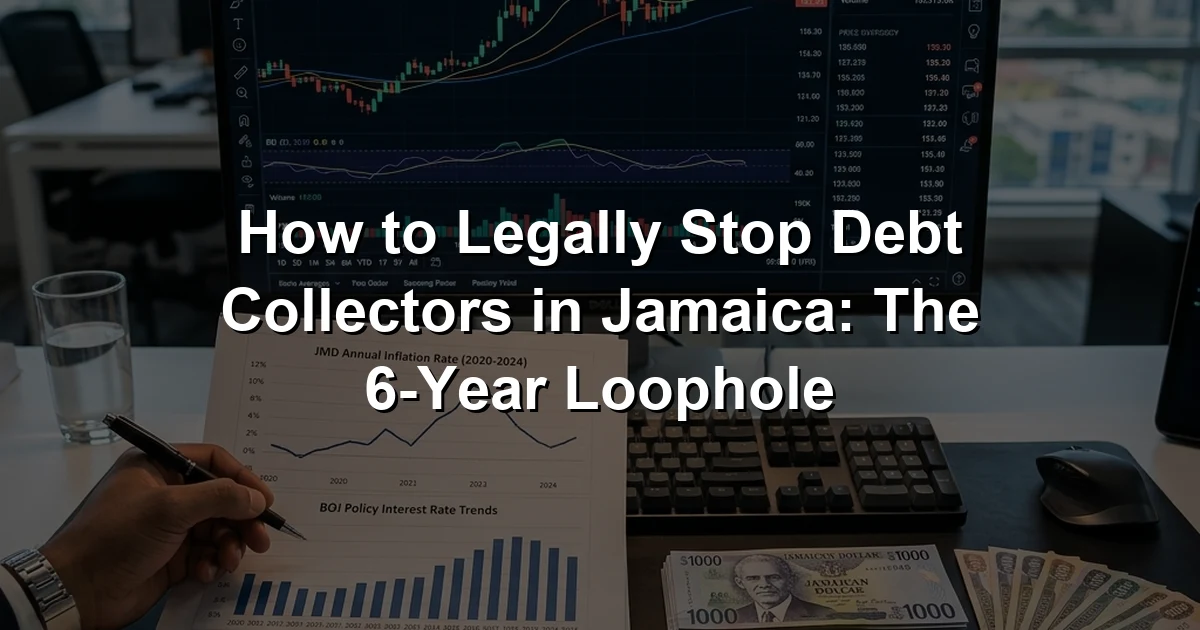 How to Legally Stop Debt Collectors in Jamaica: The 6-Year Loophole