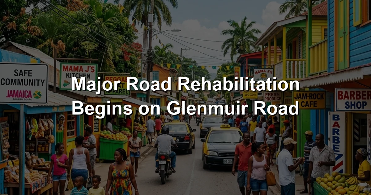 Major Road Rehabilitation Begins on Glenmuir Road
