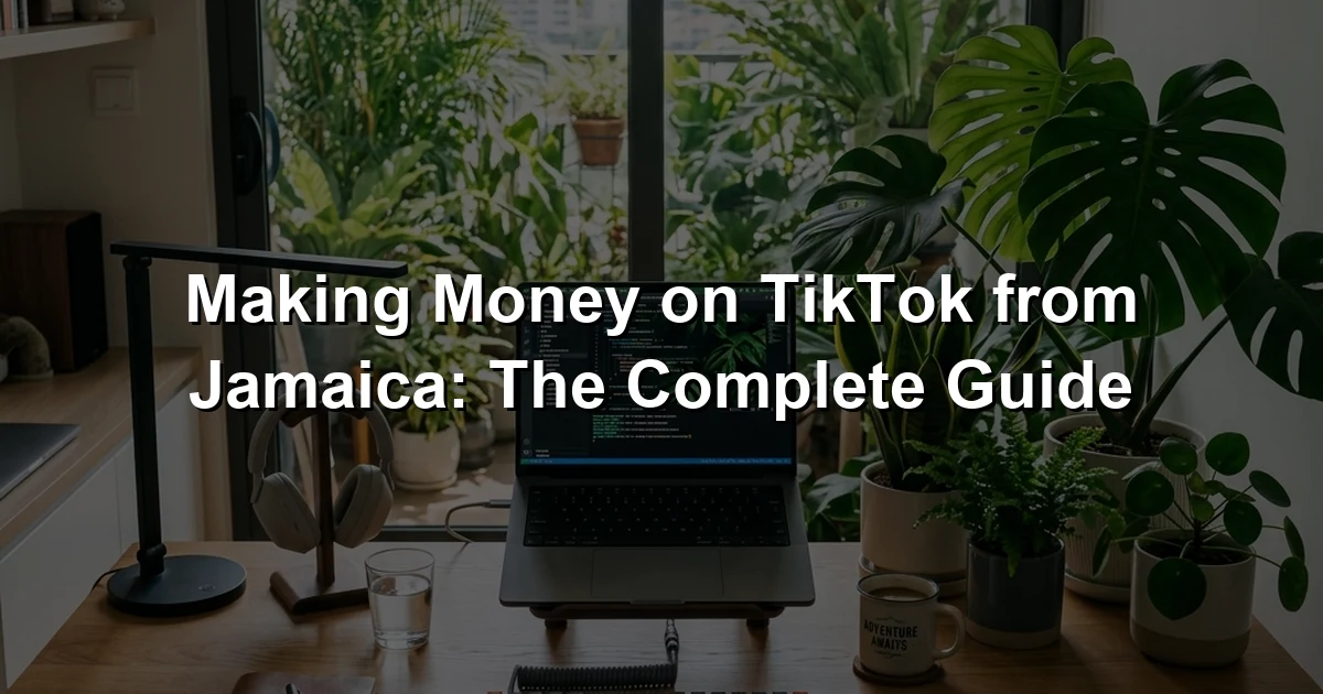 Making Money on TikTok from Jamaica: The Complete Guide