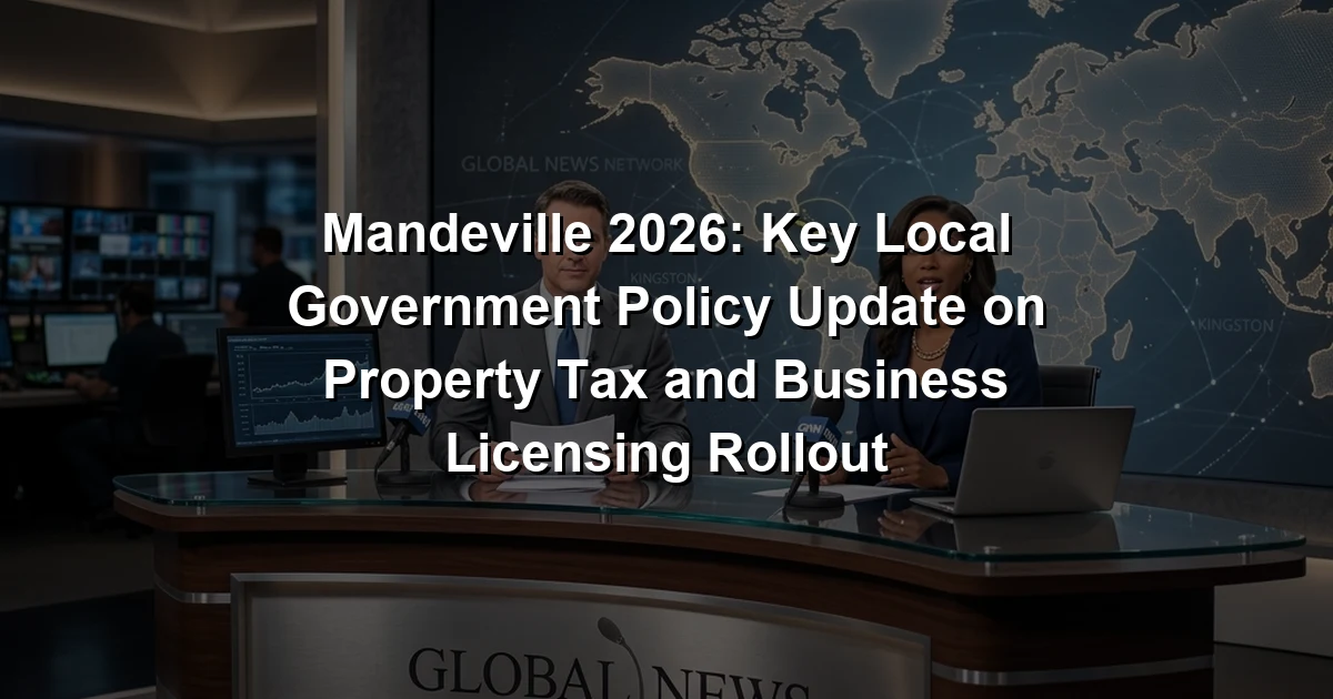 Mandeville 2026: Key Local Government Policy Update on Property Tax and Business Licensing Rollout