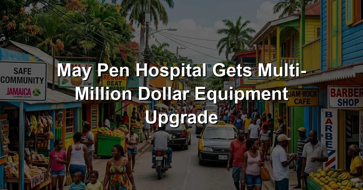 May Pen Hospital Gets Multi-Million Dollar Equipment Upgrade