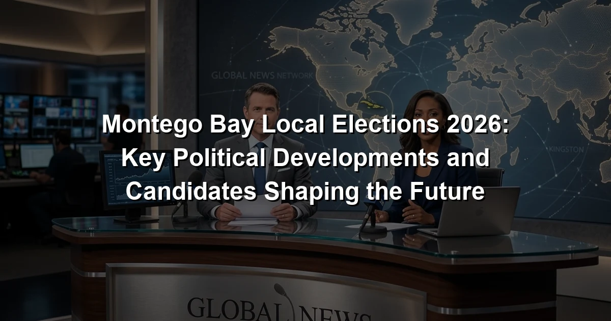 Montego Bay Local Elections 2026: Key Political Developments and Candidates Shaping the Future
