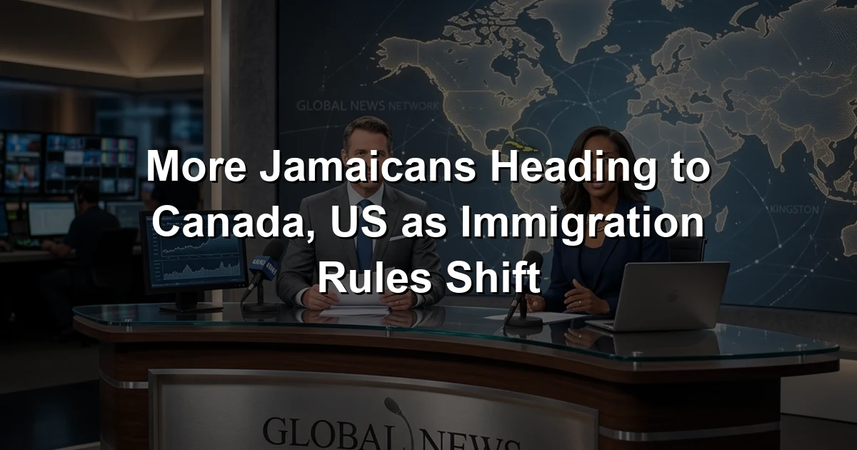 More Jamaicans Heading to Canada, US as Immigration Rules Shift