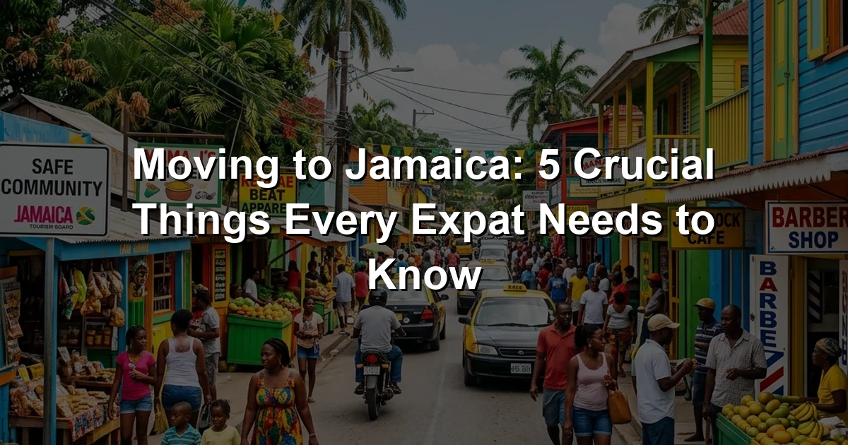 Moving to Jamaica: 5 Crucial Things Every Expat Needs to Know
