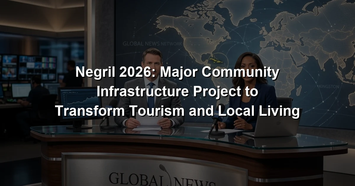 Negril 2026: Major Community Infrastructure Project to Transform Tourism and Local Living