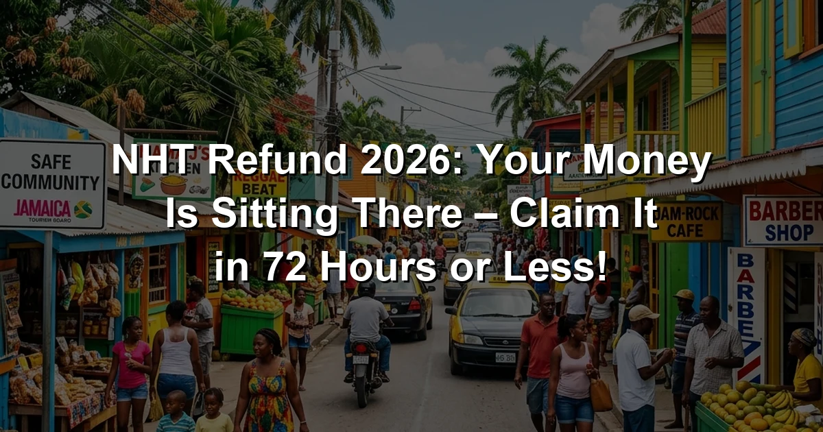 NHT Refund 2026: Your Money Is Sitting There – Claim It in 72 Hours or Less!