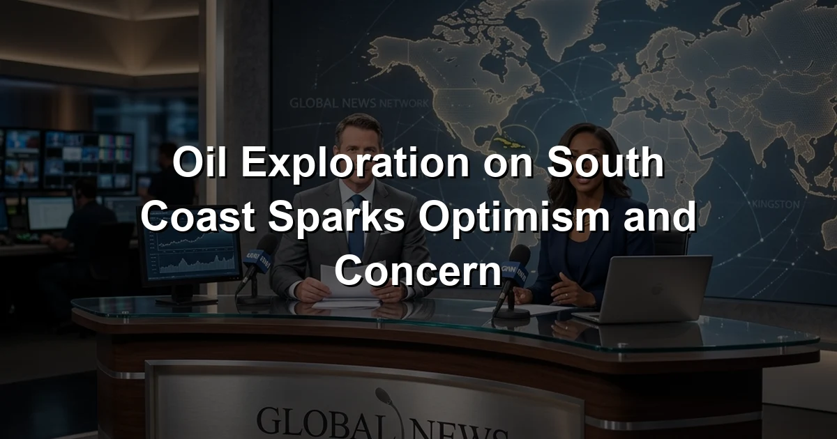 Oil Exploration on South Coast Sparks Optimism and Concern