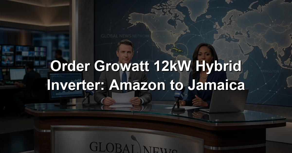 Order Growatt 12kW Hybrid Inverter: Amazon to Jamaica