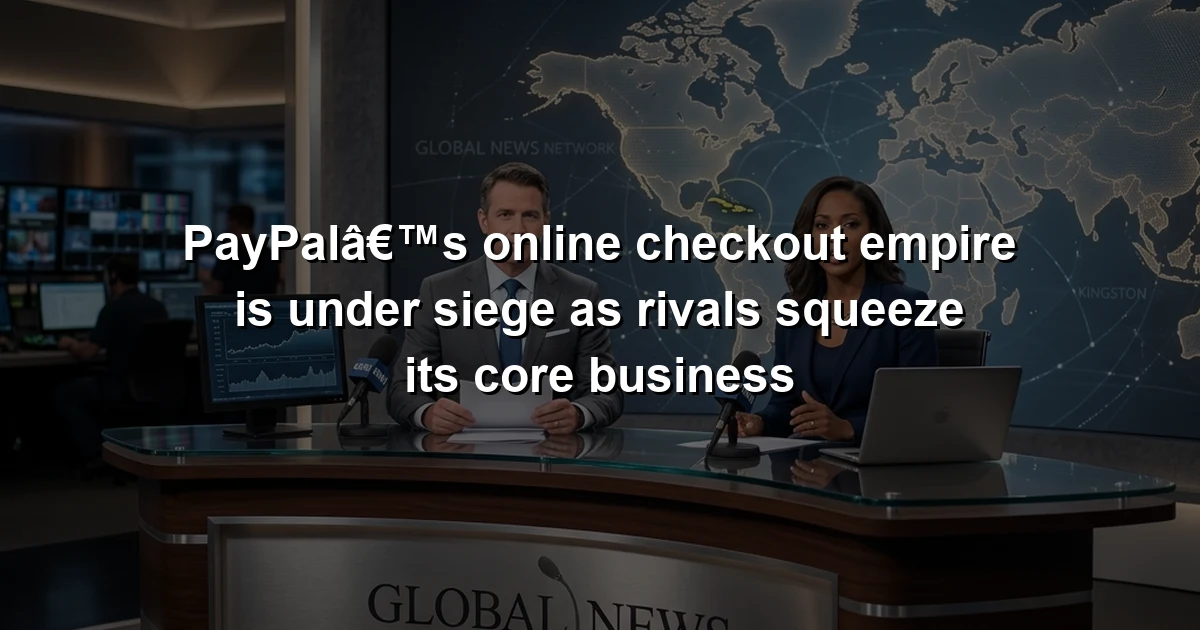 PayPalâ€™s online checkout empire is under siege as rivals squeeze its core business