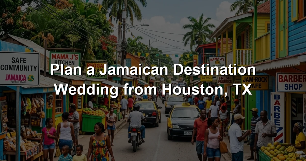 Plan a Jamaican Destination Wedding from Houston, TX