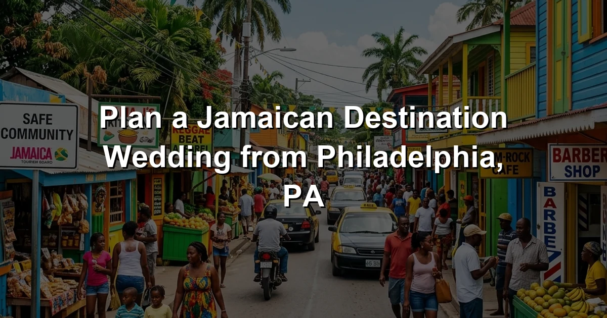 Plan a Jamaican Destination Wedding from Philadelphia, PA