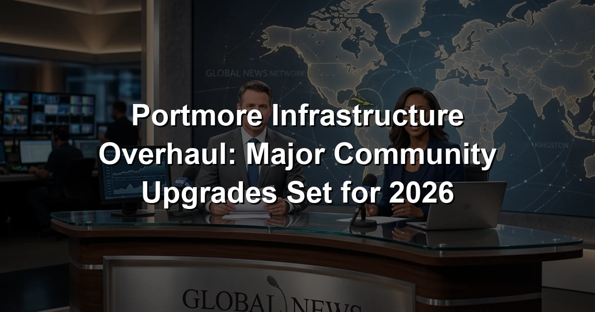 Portmore Infrastructure Overhaul: Major Community Upgrades Set for 2026